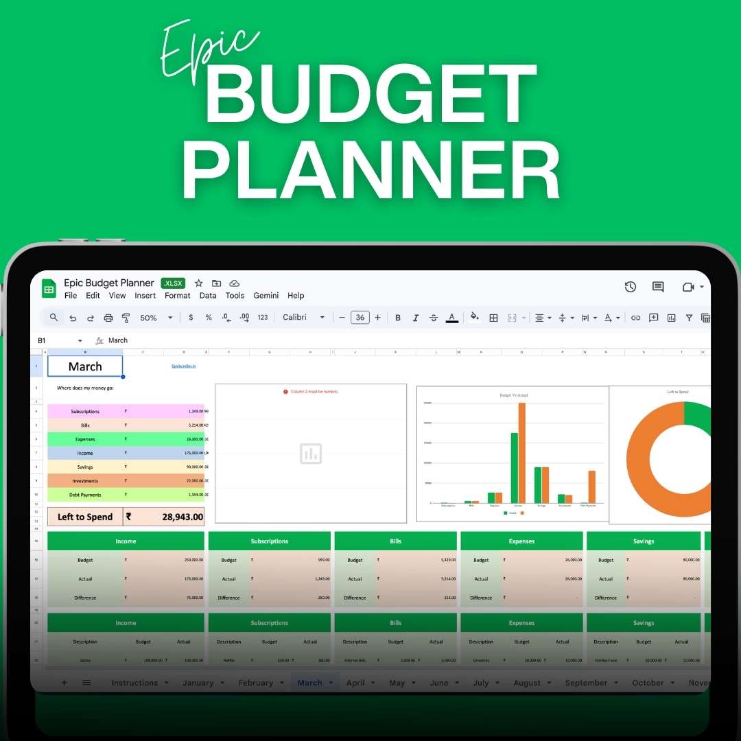 Epic Budget Planner