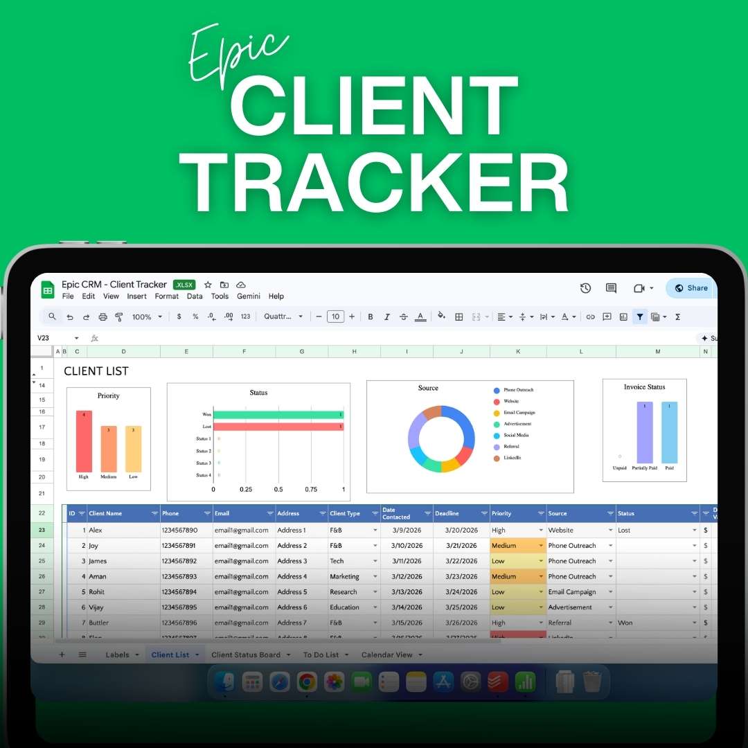 Epic Client Tracker