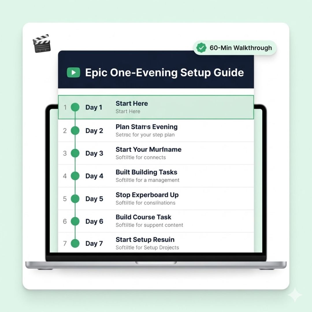 The Epic One-Evening Setup Guide