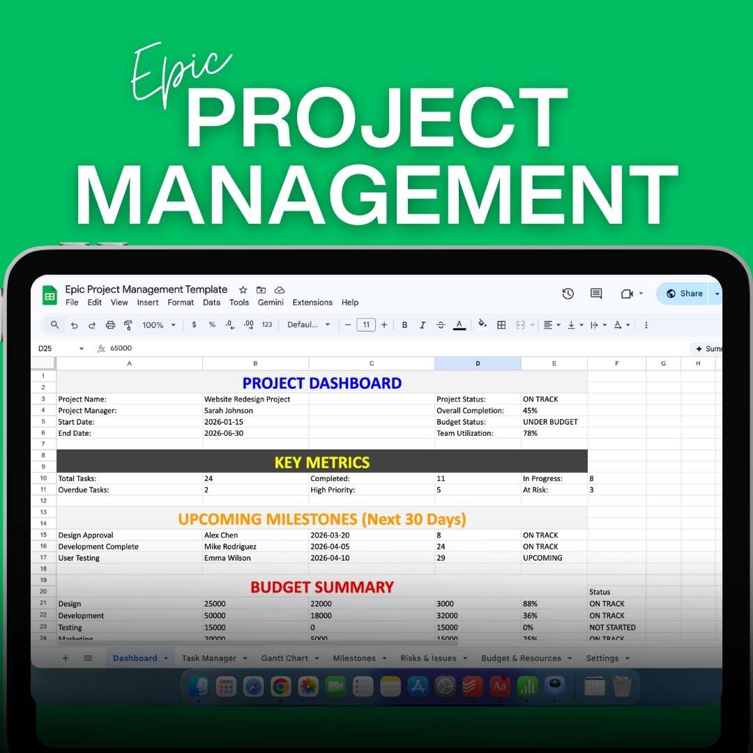 Epic Project Management