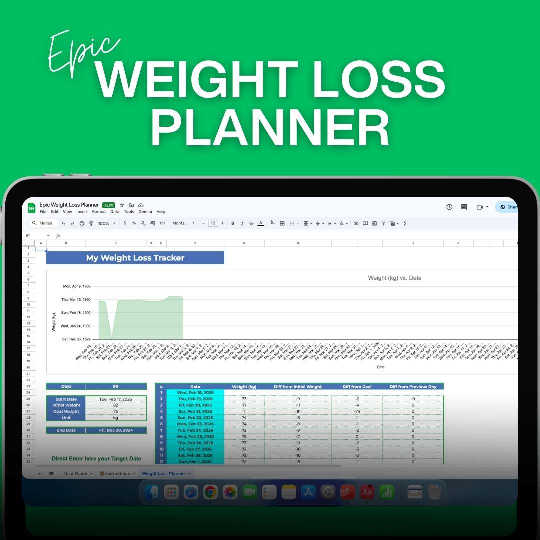 Epic Weight Loss Planner