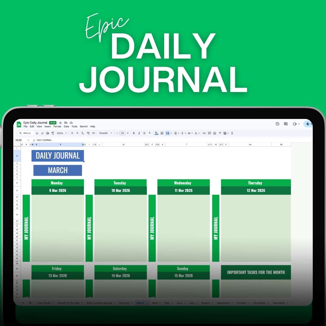 Epic Daily Journal