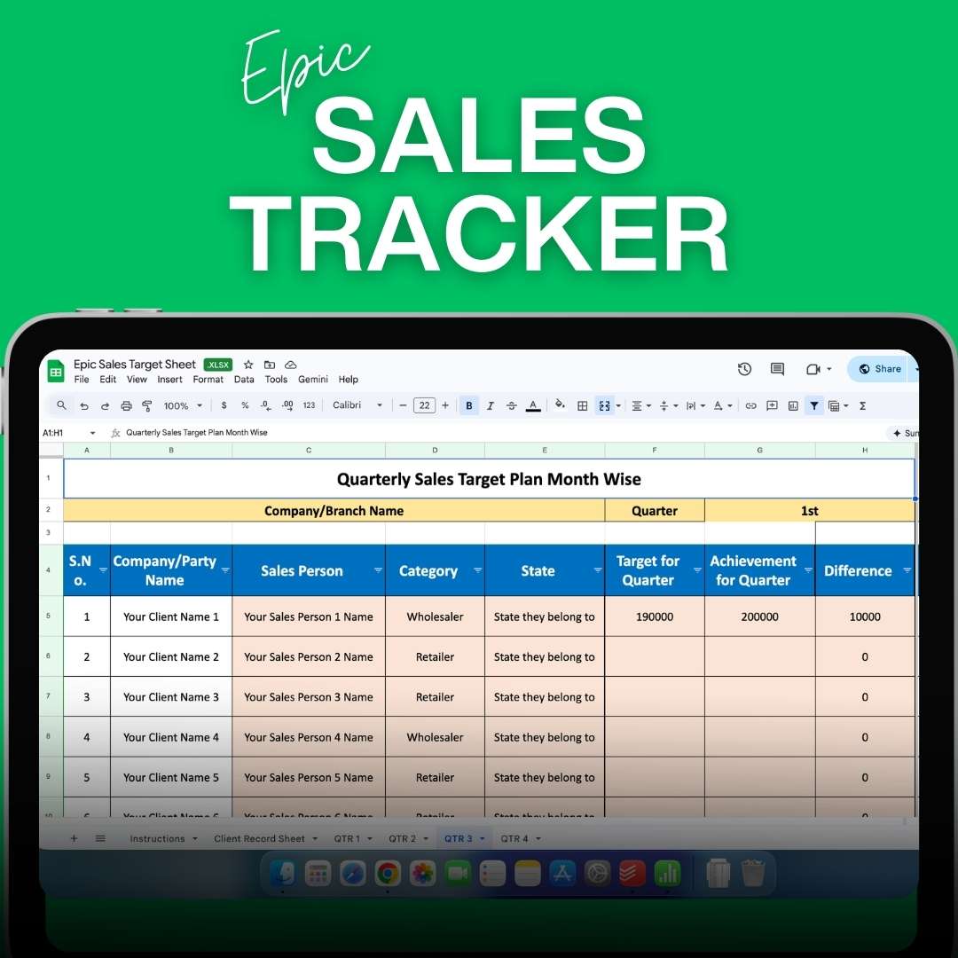 Epic Automated Sales Tracker