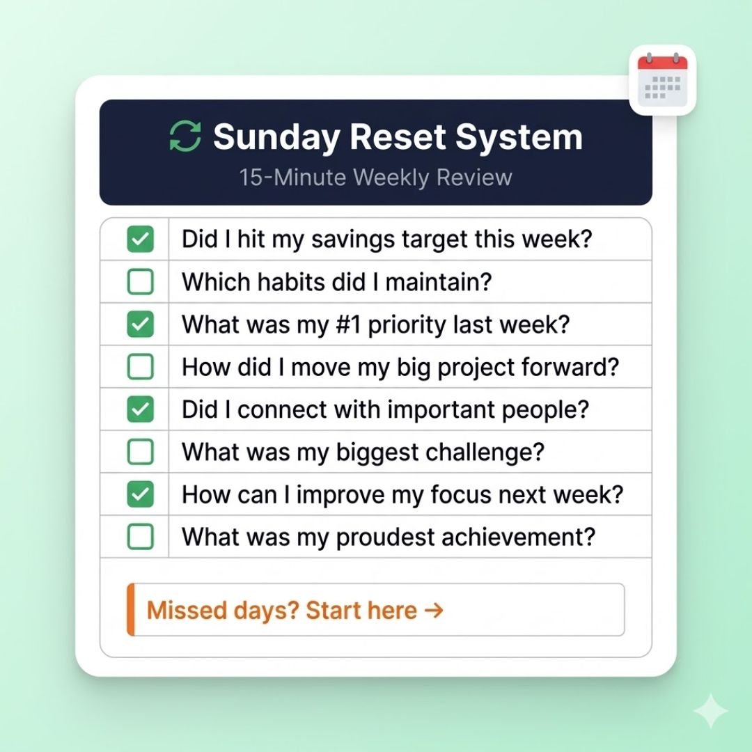 The 15-Minute Sunday Reset System